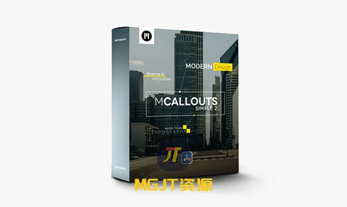 达芬奇预设-50个极简主义呼出指示线标注效果 motionVFX - mCallouts Simple 2 DVR-MGJT资源