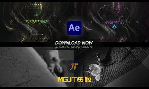 揭示悬念时间线影片标题预告片 AE模板-MGJT资源