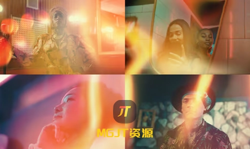 12个电影梦幻般的漏光颜色叠加 FCPX专用视频素材模板-MGJT资源