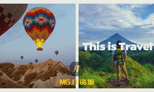现代-时尚-旅行幻灯片开场白 AE 模板-MGJT资源