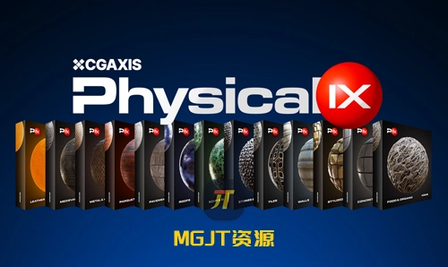 C4D材质 -贴图材质预设合集  Physical 9 Preview - CGAxis-MGJT资源