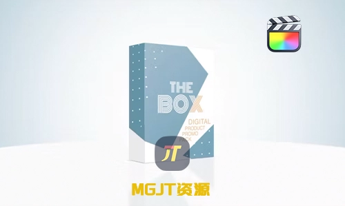 FCPX插件-用于媒体&网站产品推广的数字盒子套件-MGJT资源