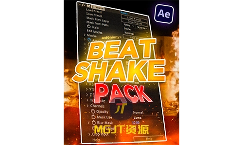 Ae预设-10个节拍摇摆震动律动预设 Ant6nio's Beat Shake Pack-MGJT资源