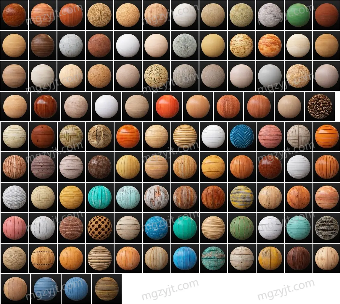 C4D材质-超过 100种木质材质包 Arnold Metal Materials Pack for Cinema 4D C4D材质-超过 100种木质材质包 Arnold Metal Materials Pack for Cinema 4D