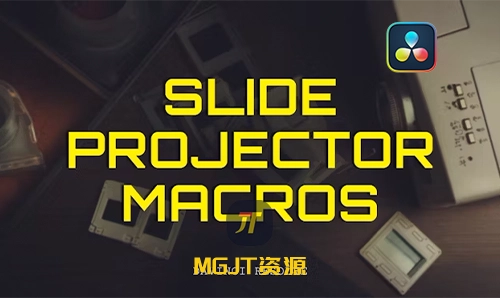 达芬奇预设-9个电影放映机投影仪幻灯片过渡效果-MGJT资源
