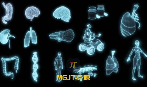 医疗元素平视显示界面HUD- AE 模板-MGJT资源