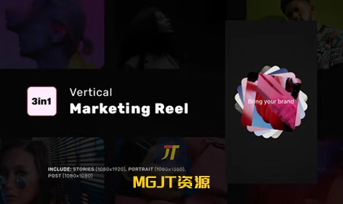 时尚的过渡和引人注目的视觉效果 PR+AE+DVR+FCPX 模板包-MGJT资源