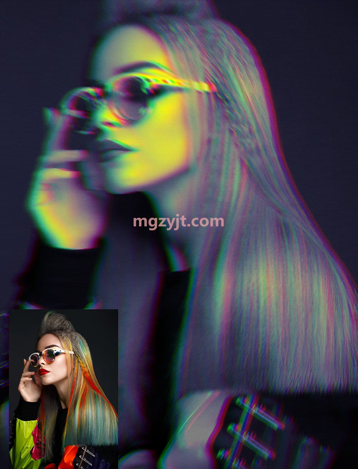 PS插件 -10种现代毛刺故障效果 Glitch FX 1.0.0 PS插件 -10种现代毛刺故障效果 Glitch FX 1.0.0