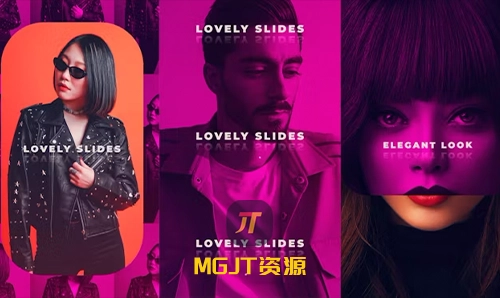 手机版-短视频精美可爱的幻灯片 AE 模板-MGJT资源