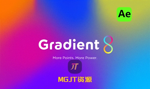 Ae插件-支持 8 点控制的高级渐变效果器 Gradient8.1.0[win]-MGJT资源