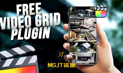 FCPX插件-12种垂直视频网格效果 Vertical Video Grid Effect-MGJT资源