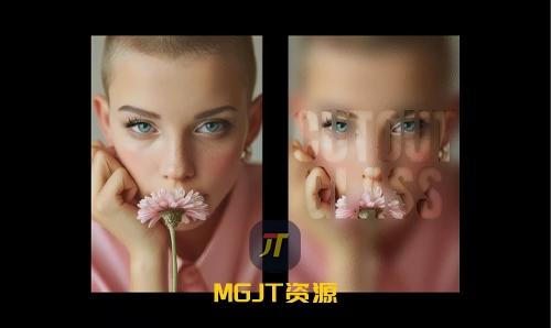 PS字体-高级社交媒体焦点文本效果模型（水平+垂直）-MGJT资源