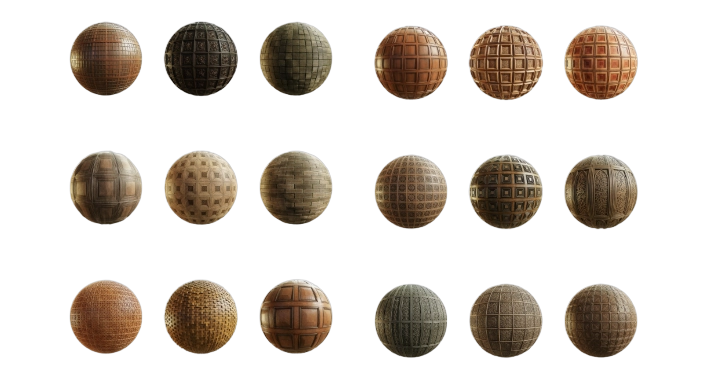 C4D贴图-20组带图案的木墙PBR超清贴图+预设材质 CGAxis Physical 7 - Patterned Wooden Walls C4D贴图-20组带图案的木墙PBR超清贴图+预设材质 CGAxis Physical 7 - Patterned Wooden Walls