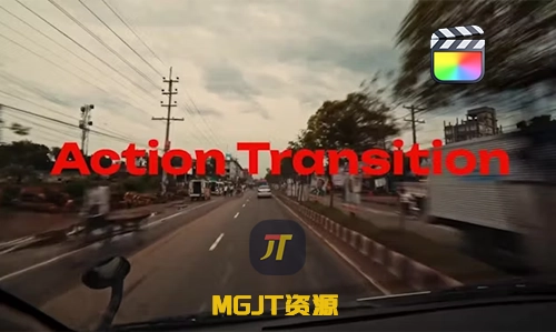 FCPX插件 - 66个创意模糊抖动平移镜头缩放转场特效-MGJT资源