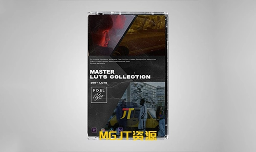 LUT预设 - 150+复古美学色调到都市氛围创意调色LUT  Pixelbae - Master LUTs Collection ver.1-MGJT资源