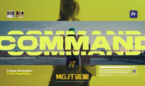 大胆排版・快节奏过渡：促销广告/社交媒体活动 PR 模板-MGJT资源