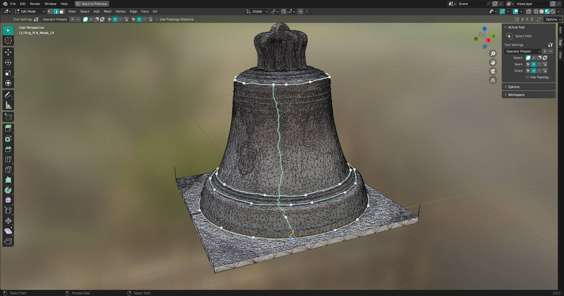 Blender插件-选择路径Path Tool v4.0 Blender插件-选择路径Path Tool v4.0