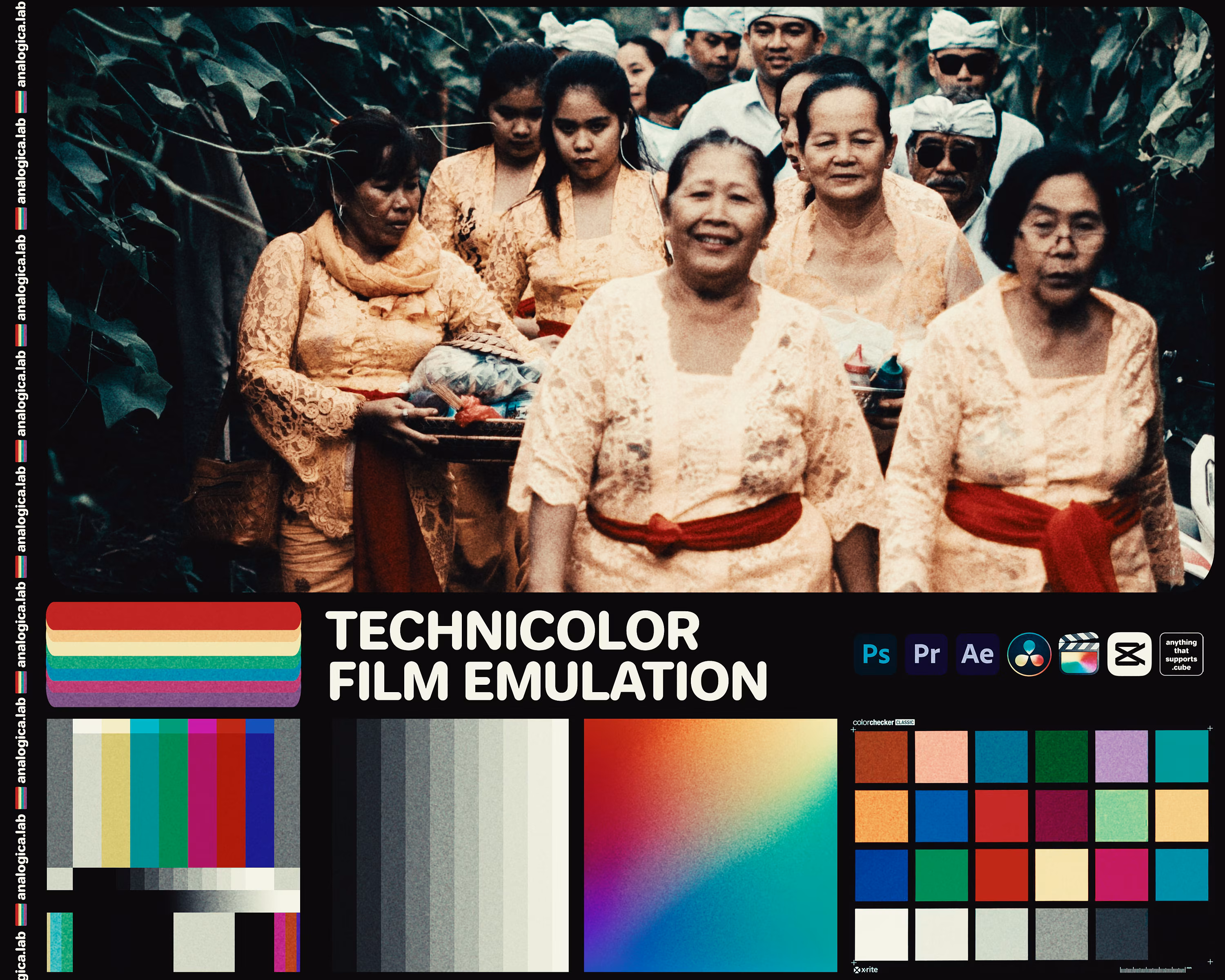 Analogica Lab TECHNICOLOR电影胶片模拟调色iLUT   TECHNICOLOR Film Emulation
