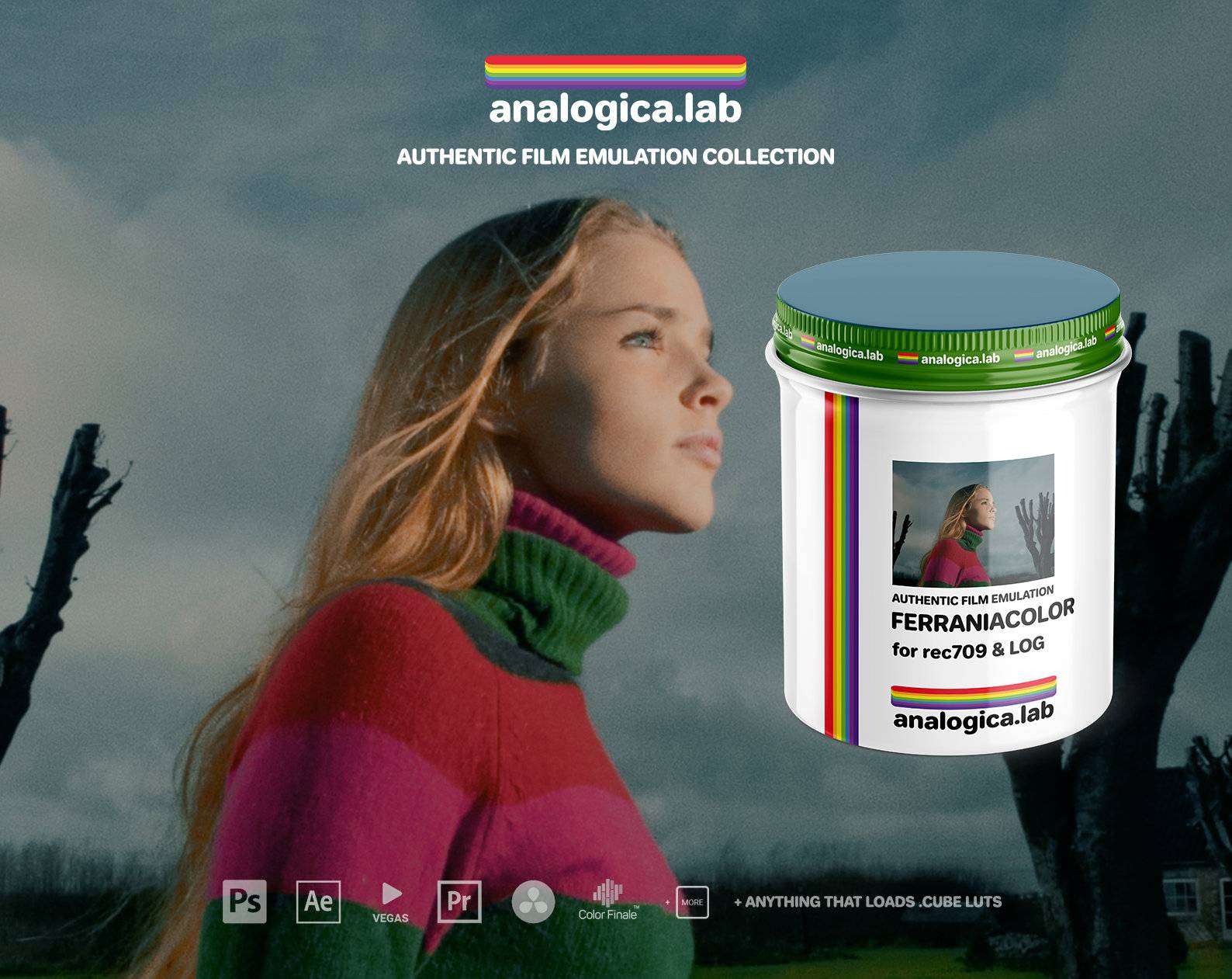 Analogica Lab 复古电影质感FERRANIACOLOR 35MM法拉利品质怀旧和电影风格模拟调色 FERRANIACOLOR 35MM Film Emulation Analogica Lab 复古电影质感FERRANIACOLOR 35MM法拉利品质怀旧和电影风格模拟调色 FERRANIACOLOR 35MM Film Emulation