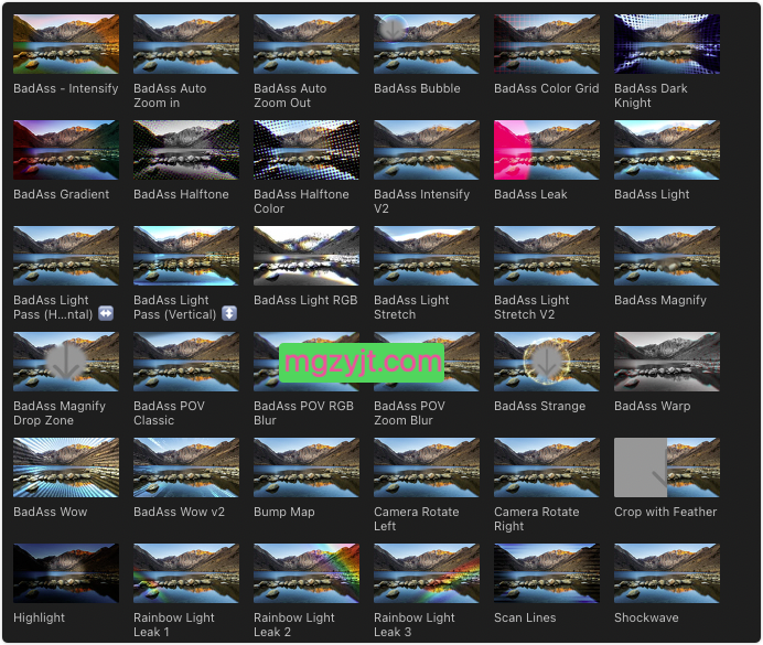 FCPX插件-83个网红油管大神 Arthur Moore 实用酷炫特效和转场特效完整版 Mega BadAss Effect Full Pack 1 FCPX插件-83个网红油管大神 Arthur Moore 实用酷炫特效和转场特效完整版 Mega BadAss Effect Full Pack 1