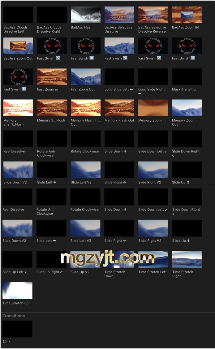 FCPX插件-83个网红油管大神 Arthur Moore 实用酷炫特效和转场特效完整版 Mega BadAss Effect Full Pack 1 FCPX插件-83个网红油管大神 Arthur Moore 实用酷炫特效和转场特效完整版 Mega BadAss Effect Full Pack 1