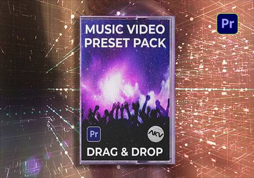 PR预设-75种动感MV视频音乐转场和特效 AKV Studios-Music Video Essentials Pack-MGJT资源