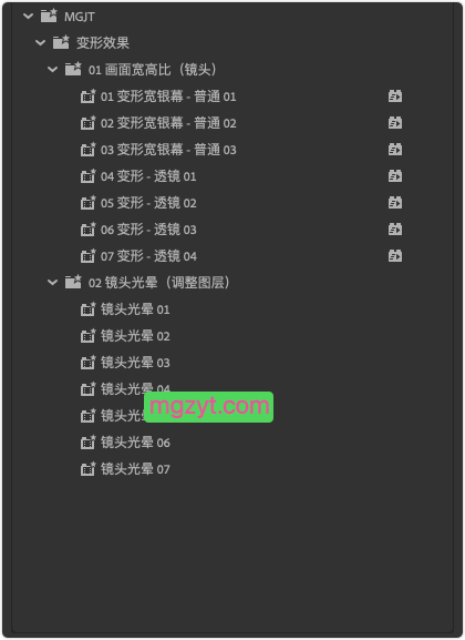 PR预设-7种摄影与电影特殊镜头后期处理的变形效果 PR预设-7种摄影与电影特殊镜头后期处理的变形效果