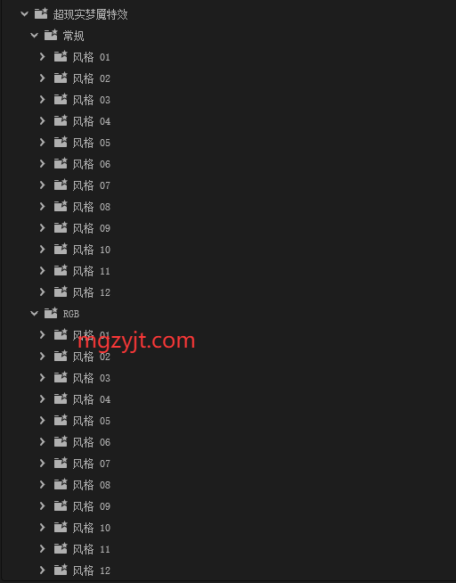 Pr预设 - 24个离奇梦幻般的超现实梦魇特效 Pr预设 - 24个离奇梦幻般的超现实梦魇特效