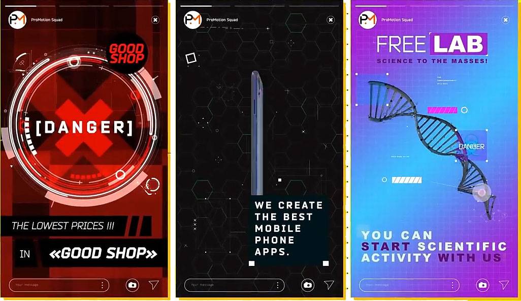 Pr/Ae脚本-45组高科技赛博朋克竖屏视频包装动画Cyberpunk INS Stories Pr/Ae脚本-45组高科技赛博朋克竖屏视频包装动画Cyberpunk INS Stories
