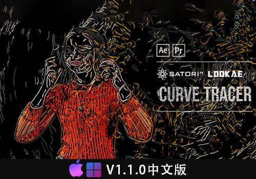 PR/AE插件-制作抽象线条填充描绘画面效果Curve Tracer v1.1.0中文版[win][mac]-MGJT资源