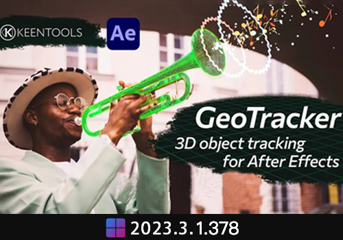 AE插件-三维对象运动跟踪工具 GeoTracker v2023.3.1.378英文版[win]-MGJT资源