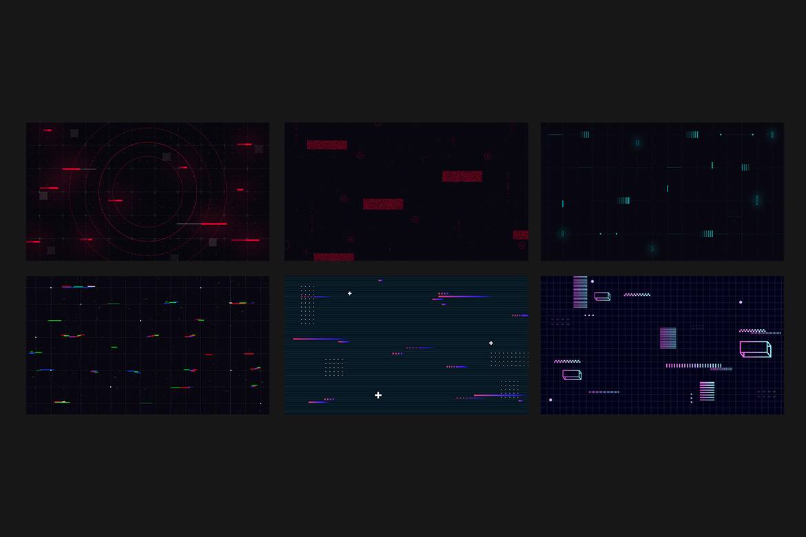 pixflow 15种赛博朋克HUD形状和图案元素PSD背景 Cyberpunk Backgrounds pixflow 15种赛博朋克HUD形状和图案元素PSD背景 Cyberpunk Backgrounds