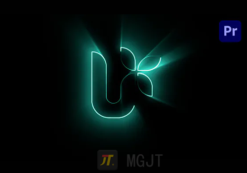 PR模版-企业社交媒体电影片头片尾 金属光芒四射Logo Reveal-MGJT资源