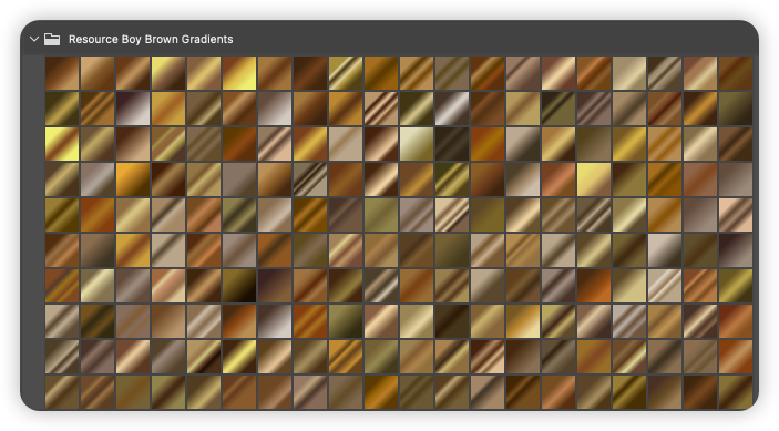 PS渐变-200款黄棕色古铜色风格渐变素材 200 Brown Photoshop Gradients PS渐变-200款黄棕色古铜色风格渐变素材 200 Brown Photoshop Gradients