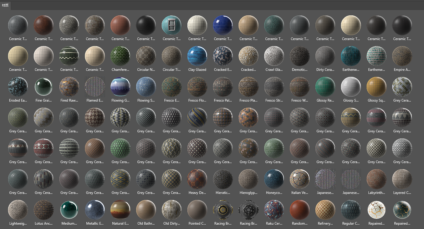 Substance 3D 社区资源材质素材包 Substance3D Assets - Ceramic Substance 3D 社区资源材质素材包 Substance3D Assets - Ceramic