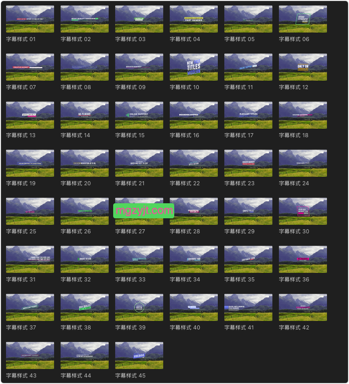FCPX插件-1450组视频字幕调色光晕渐变调整工具音效FX+过渡转场终极套装 FCPX插件-1450组视频字幕调色光晕渐变调整工具音效FX+过渡转场终极套装