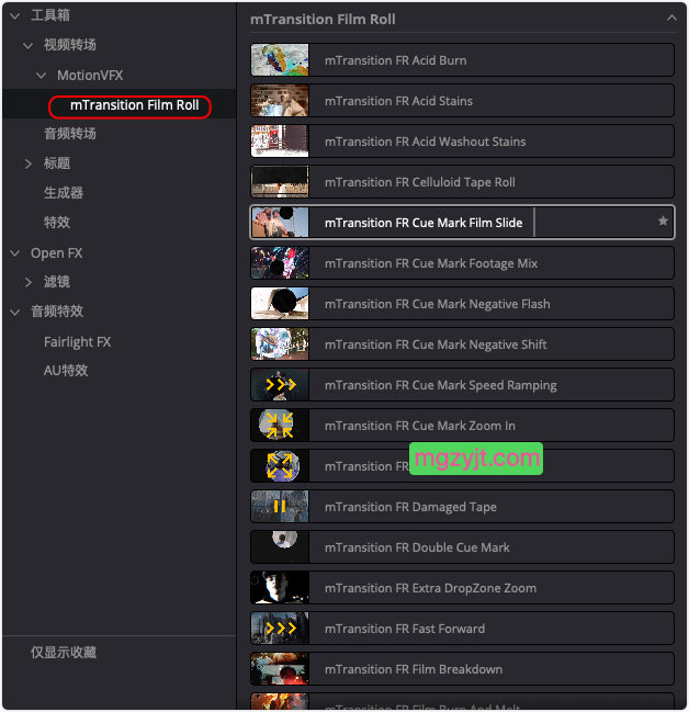 达芬奇预设-50组复古胶片动态视频转场效果 motionVFX-mTransition Film Roll 达芬奇预设-50组复古胶片动态视频转场效果 motionVFX-mTransition Film Roll