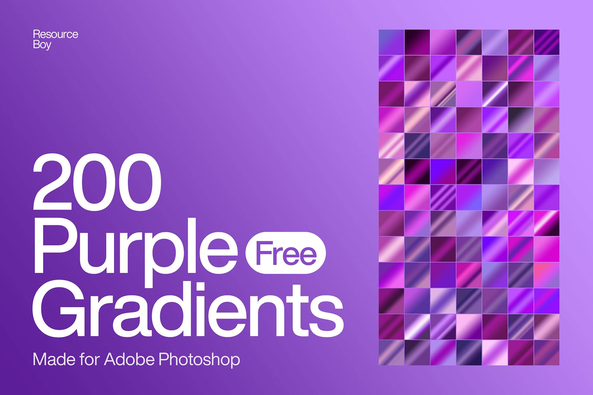 PS渐变-200 种紫色色调风格渐变素材(个人可商用)200 Purple Photoshop Gradients PS渐变-200 种紫色色调风格渐变素材(个人可商用)200 Purple Photoshop Gradients
