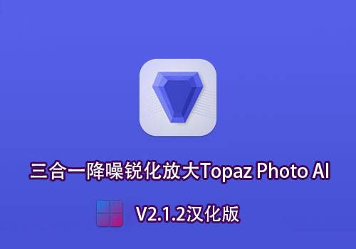 Topaz 三合一降噪锐化放大 v2.1.2中文汉化免安装版[win]-MGJT资源
