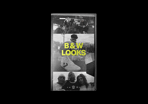 LUT预设-10组经典黑白电影风格视频调色Tropic Colour - Black & White LUTs-MGJT资源