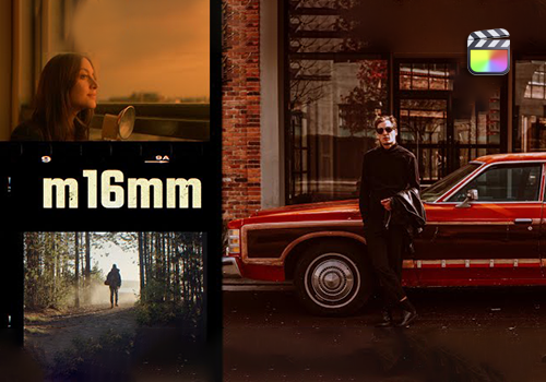 FCPX插件-30种复古怀旧电影胶片边框刮痕特效预设 m16mm中文版-MGJT资源