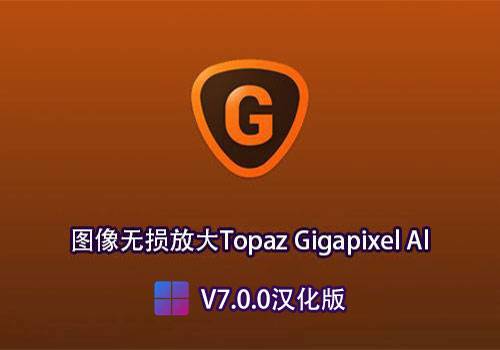 PS插件-自动降噪锐化增强无损放大Topaz Giga Pixel AI7.0.0中文版[win]-MGJT资源