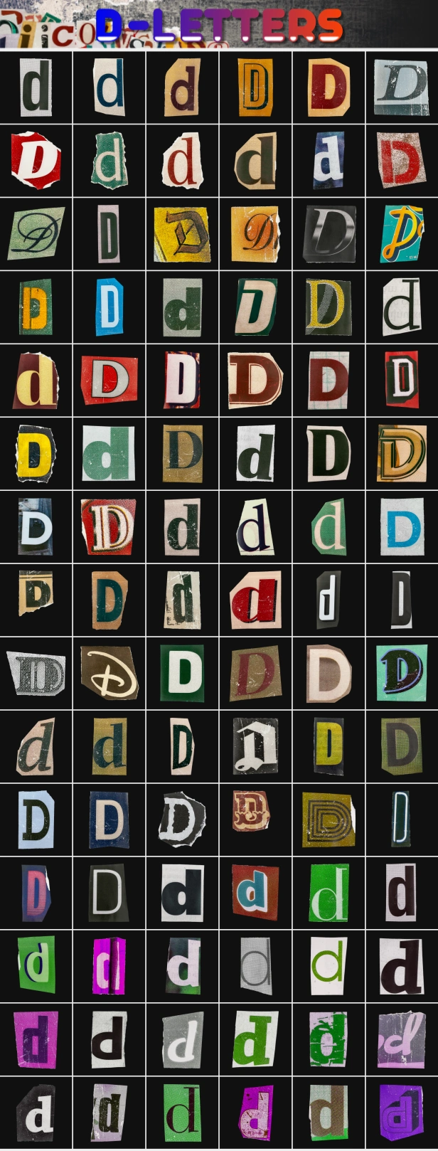 AE脚本-2500组英文字母符号贴纸撕裂拼贴组合动画预设Ransom Letters v2 AE脚本-2500组英文字母符号贴纸撕裂拼贴组合动画预设Ransom Letters v2