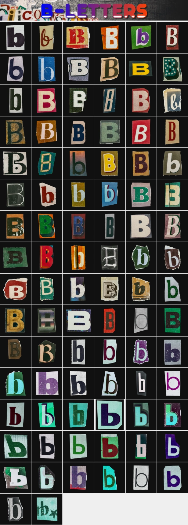 AE脚本-2500组英文字母符号贴纸撕裂拼贴组合动画预设Ransom Letters v2 AE脚本-2500组英文字母符号贴纸撕裂拼贴组合动画预设Ransom Letters v2