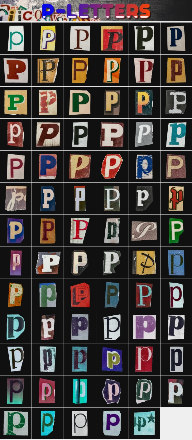 AE脚本-2500组英文字母符号贴纸撕裂拼贴组合动画预设Ransom Letters v2 AE脚本-2500组英文字母符号贴纸撕裂拼贴组合动画预设Ransom Letters v2